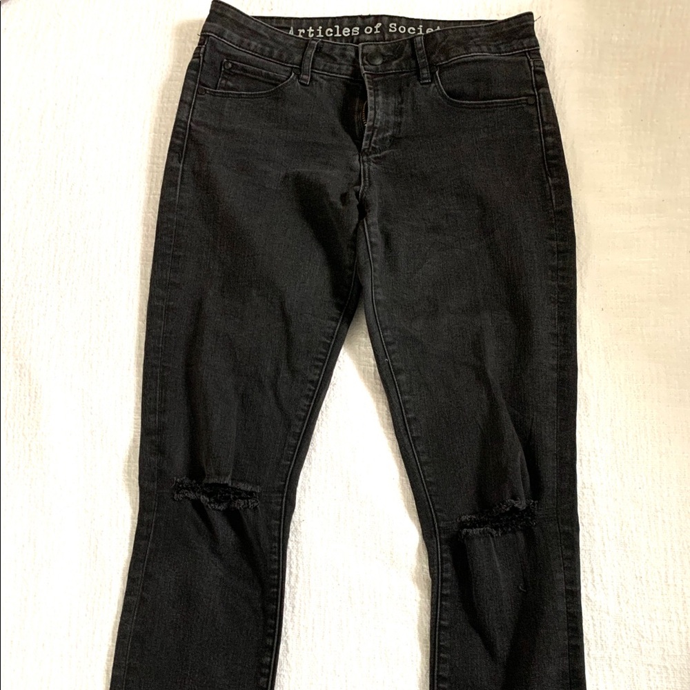 Articles of Society Jeans- destroyed knee
